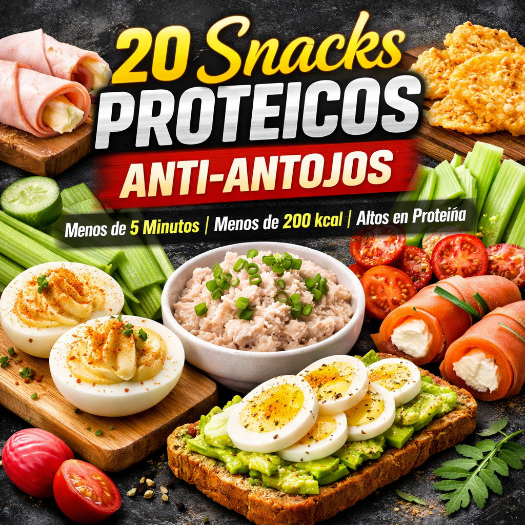 20 Snacks Proteicos Anti-Antojos
