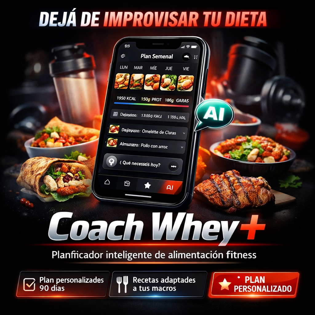 Coach Whey IA - Plan Personalizado a tu Objetivo