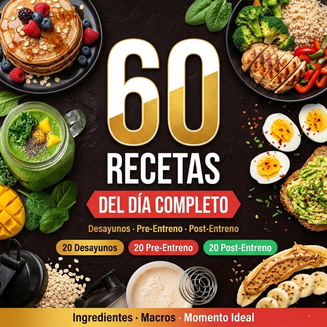 60 Recetas Protéicas | Desayunos | Pre y Post-Entreno